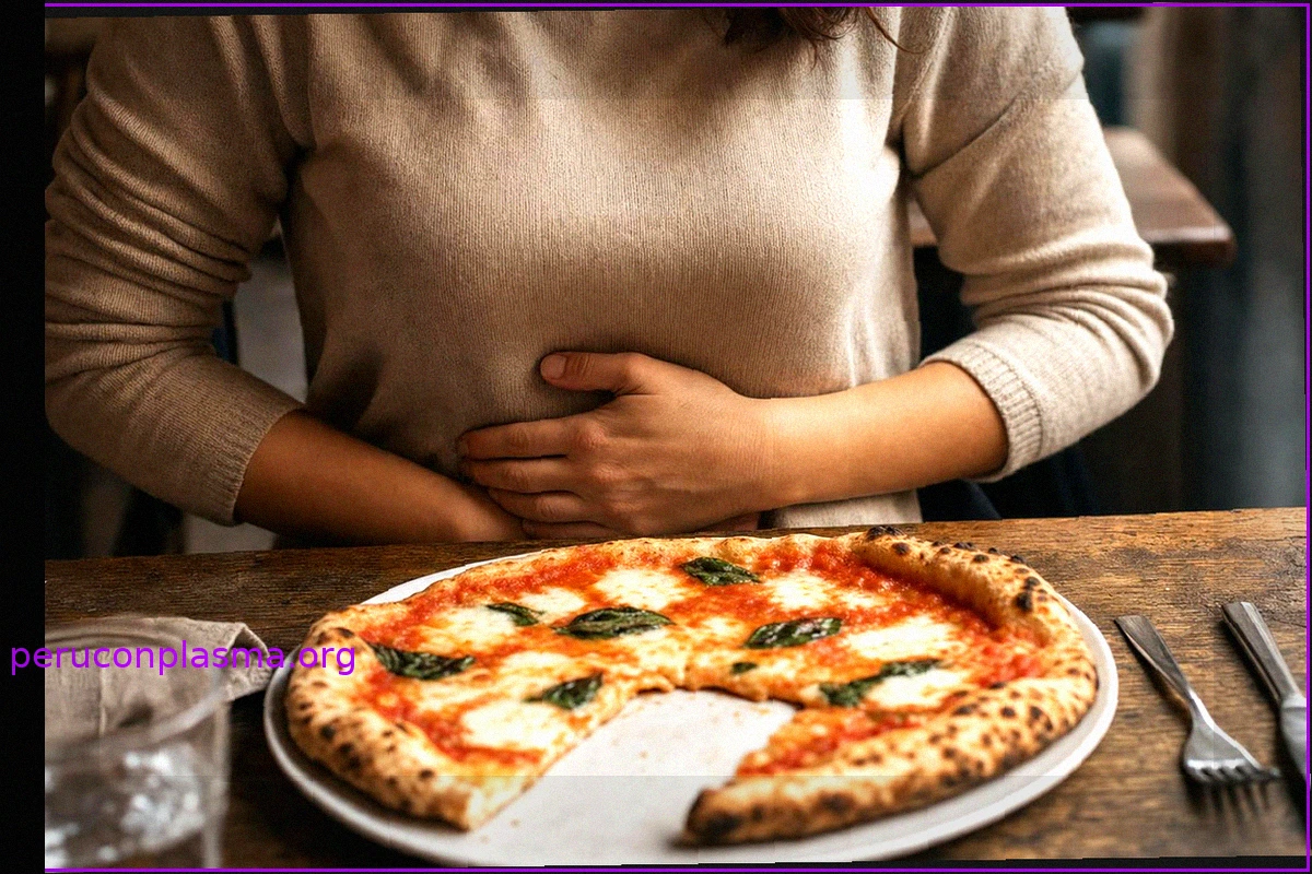 El abdomen hinchado después de la pizza no es culpa de la levadura
