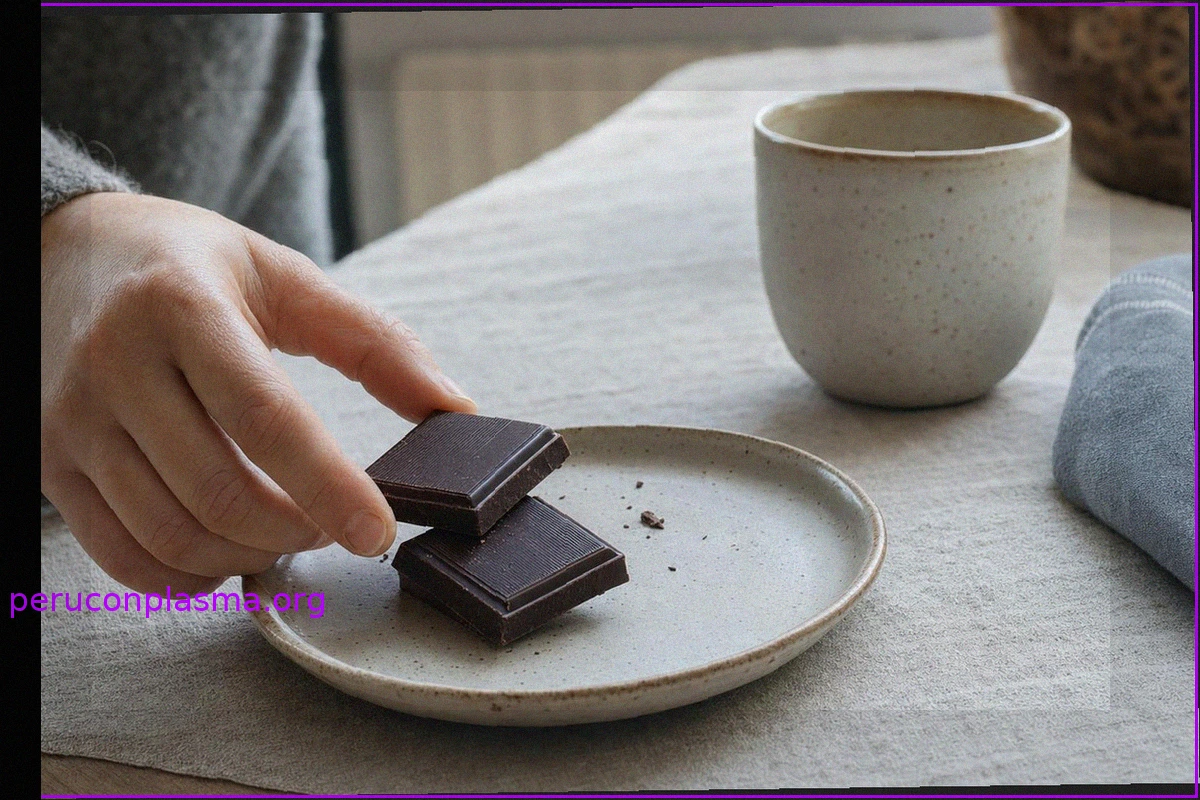 Un cuadrado de chocolate negro después de cenar: una elección inteligente