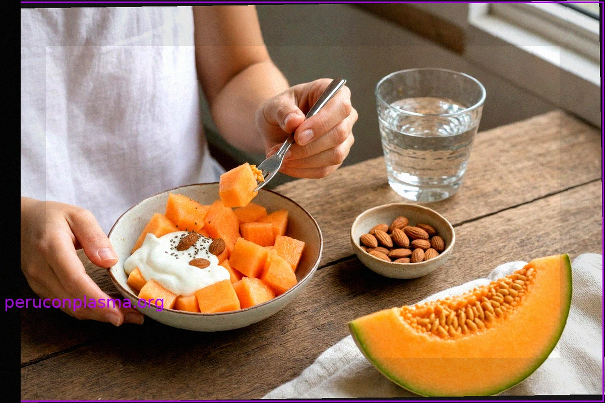 Melón y glucosa en sangre: el secreto para comerlo sin picos repentinos
